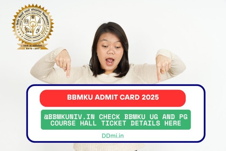 BBMKU Admit Card 2025