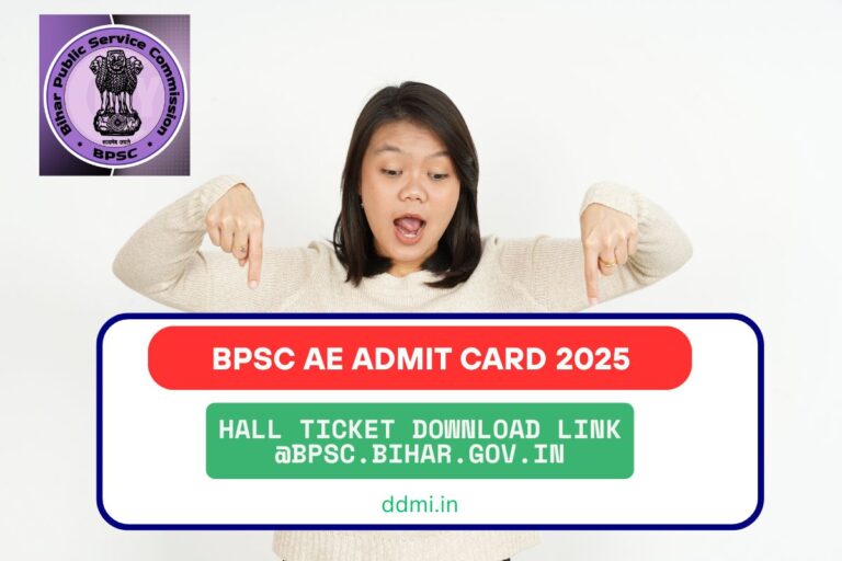 BPSC AE Admit Card 2025