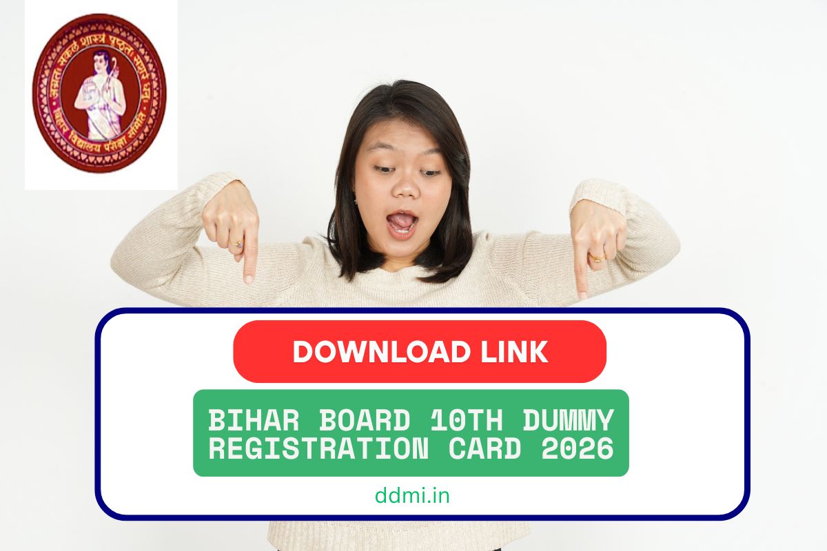 Bihar Board 10th Dummy Registration Card 2026