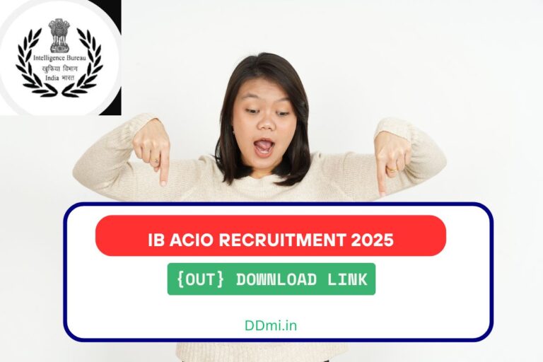 IB ACIO Recruitment 2025