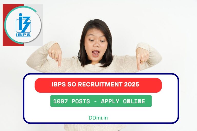 IBPS SO Recruitment 2025
