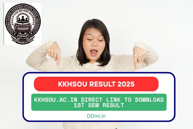 KKHSOU Result 2025