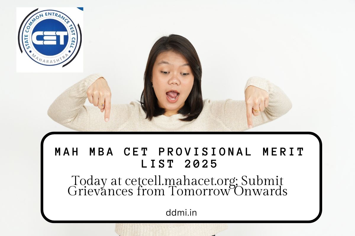 MAH MBA CET Provisional Merit List 2025