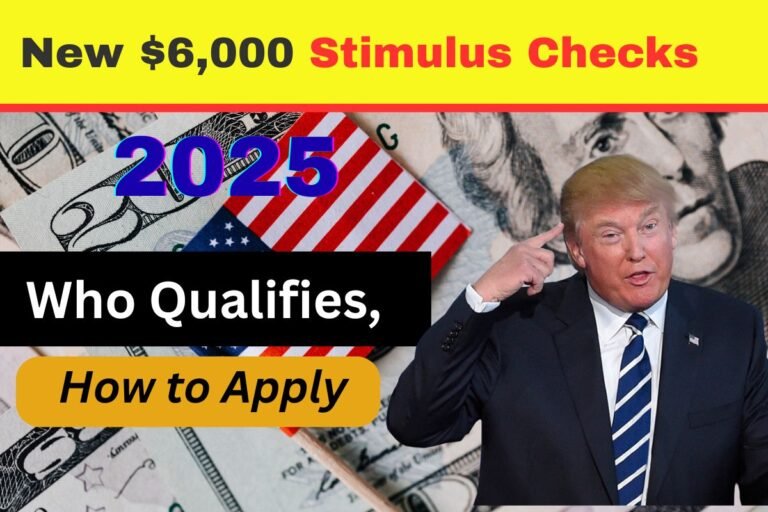 New $6,000 Stimulus Checks