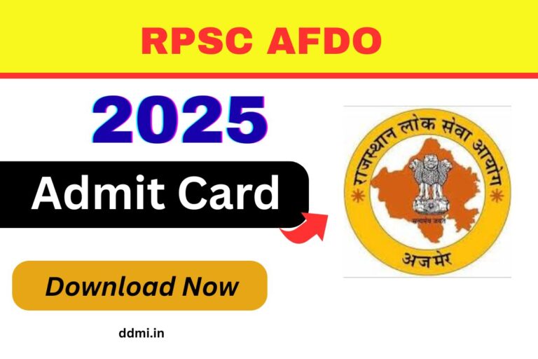 RPSC AFDO