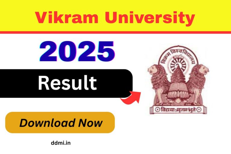 Vikram University Results 2025