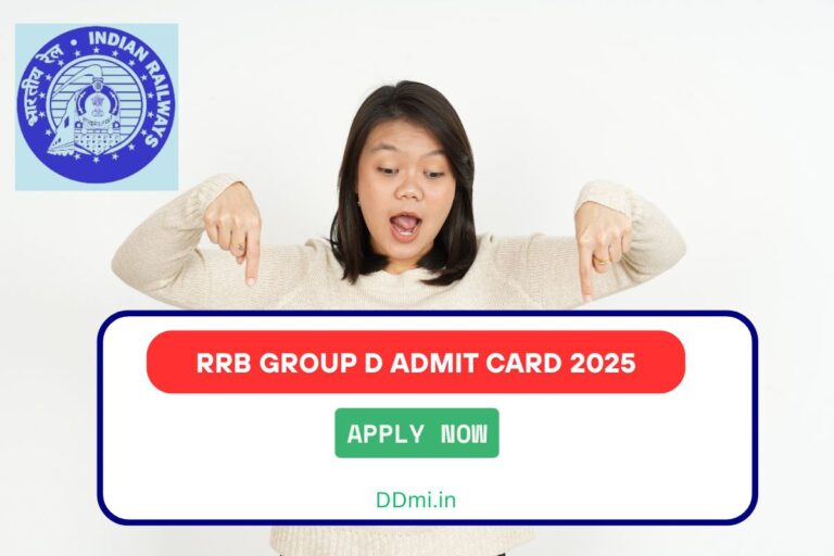 RRB Group D Admit Card 2025