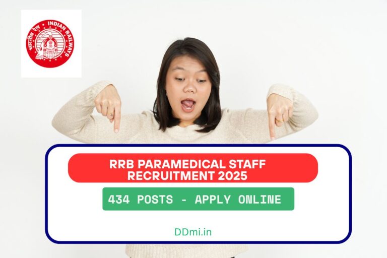 RRB Paramedical Staff Recruitment 2025