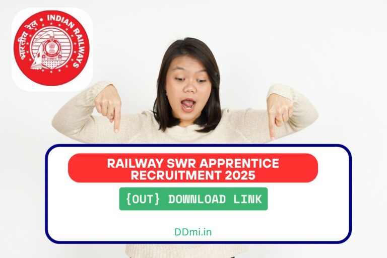 Railway SWR Apprentice Recruitment 2025
