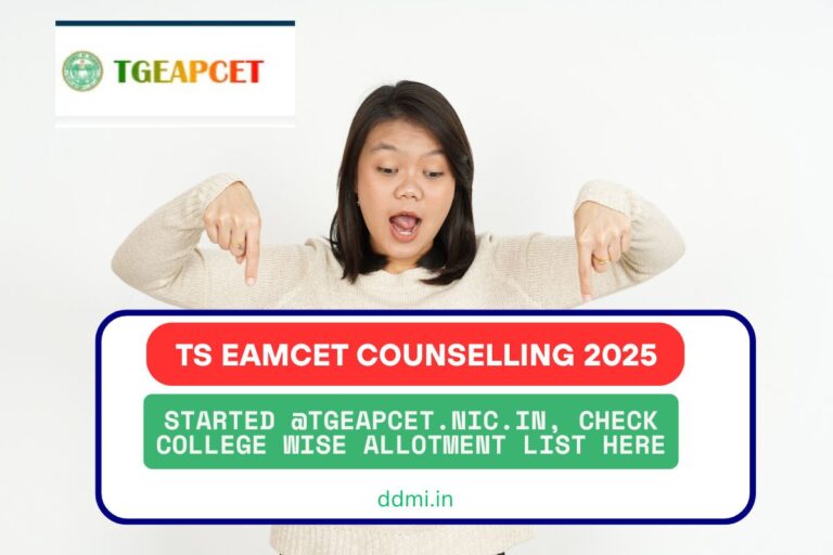 TS EAMCET Counselling 2025