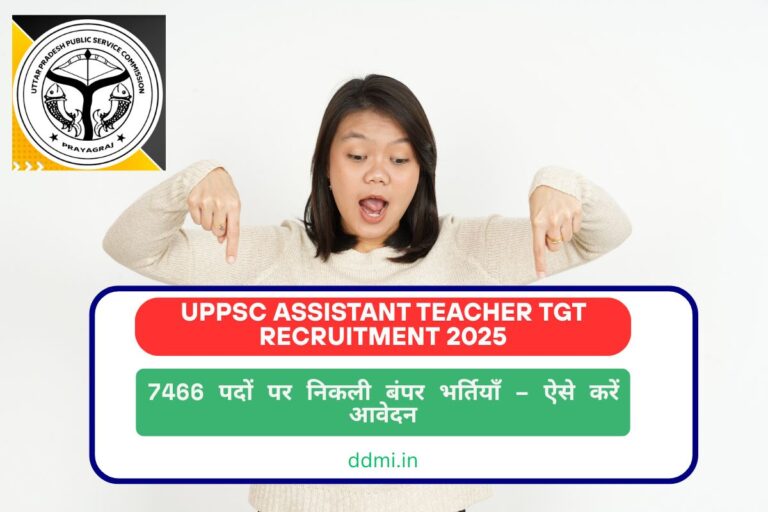 UPPSC Assistant Teacher TGT Recruitment 2025