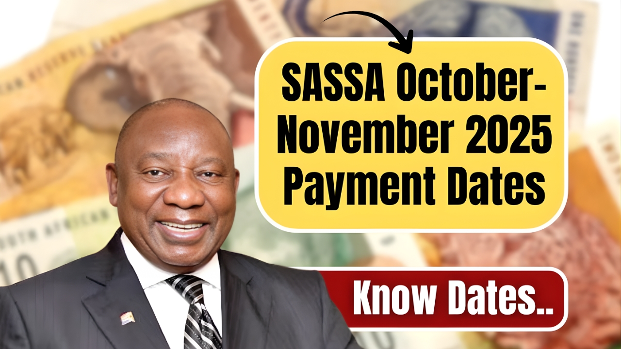 SASSA November 2025 Payment Schedule